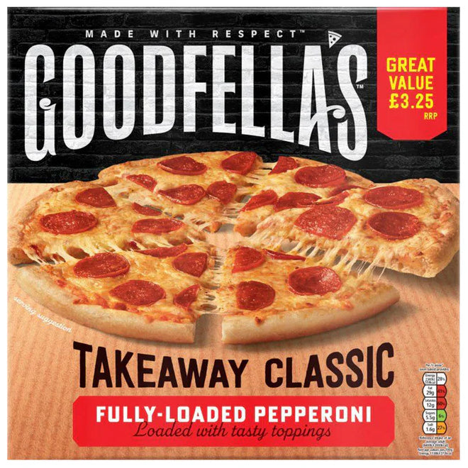 Goodfellas Fully Loaded Pepperoni Pizza 410g PM£3.25