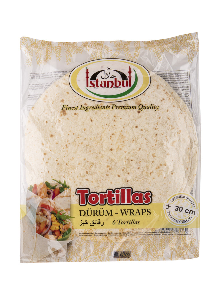 Istanbul Tortilla Wraps ( 30cmx6Pcs ) 12x540g