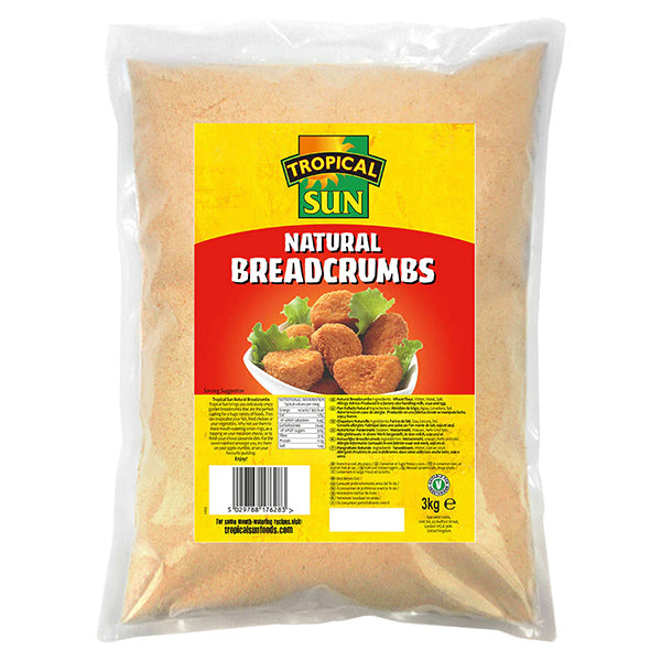 Tropical Sun Natural Breadcrumbs 3Kg