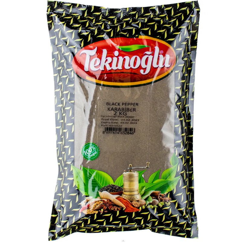 Tekinoglu Black Pepper Powder (Toz Kara Biber) 2Kg