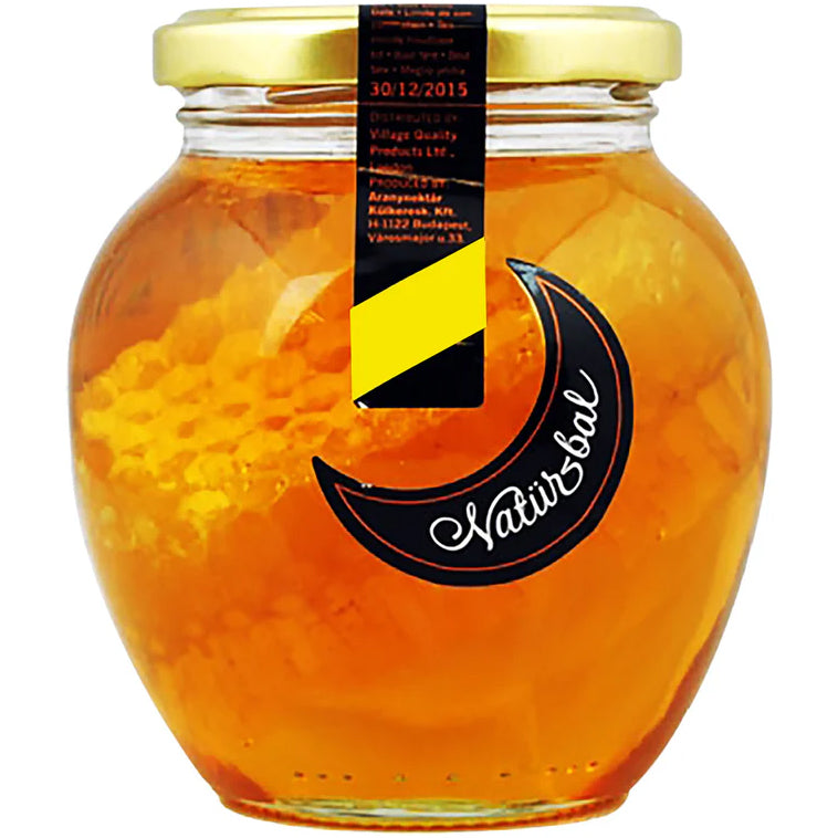 NATURBAL Syrup with Comb Honey (Egg Shape Jar) 450G