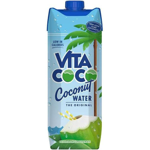 Vita Coco Coconut Water Pure Tetra Pak 1L (6 Pack)