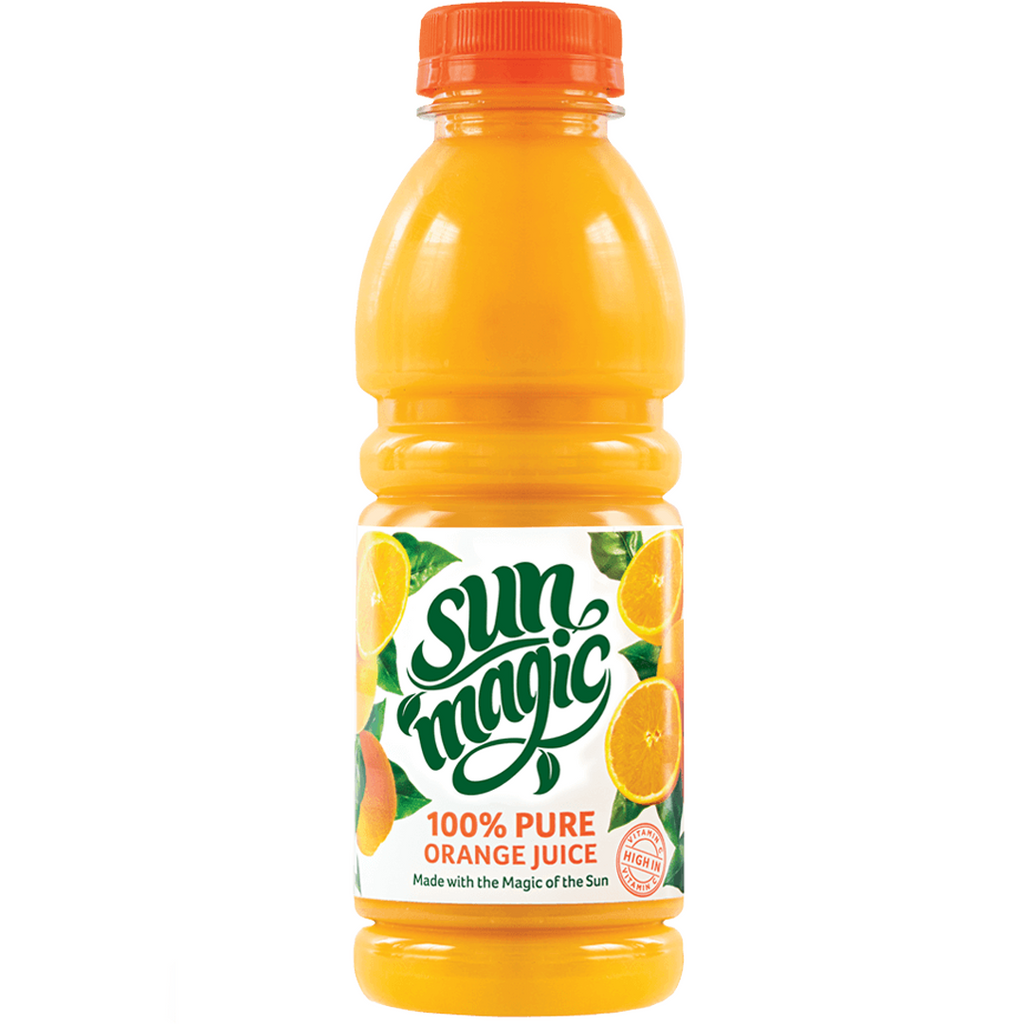 Sunmagic 100% Pure Orange Juice Pet 500ml