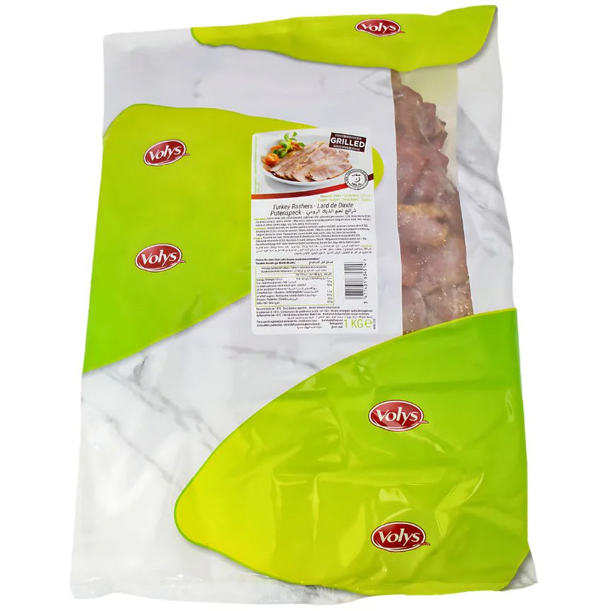 Volys Halal Sliced Turkey Rasher 1kg