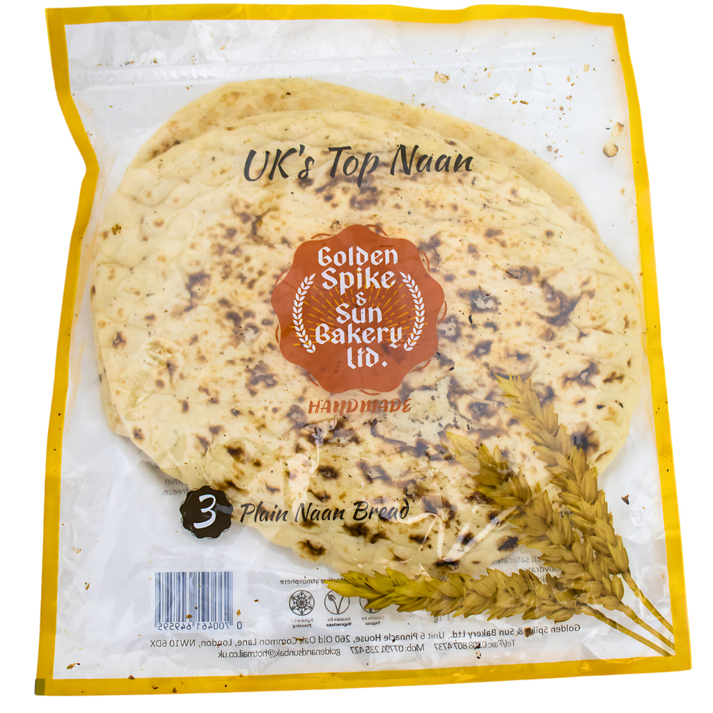 Golden Spike&Sun Bakery Brown Naan Bread 3Pcs