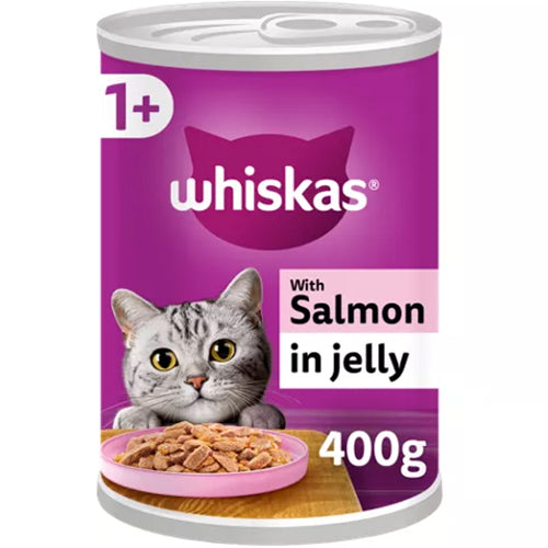 WHISKAS SALMON CAN 400G