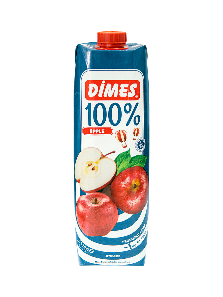 Dimes Premium %100 Apple Juice Tetra Pack 1L
