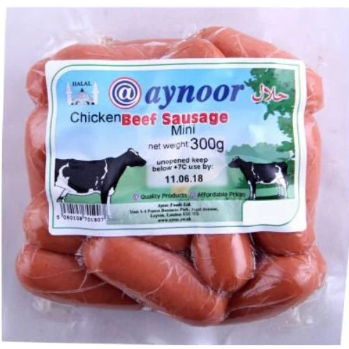 Aynoor Mini Beef Sausage 300g