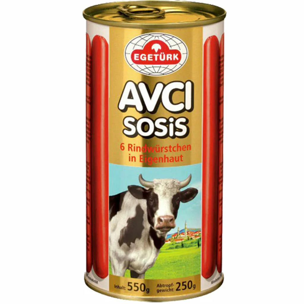 Egeturk Avci Beef Sosis (TIN) 250g