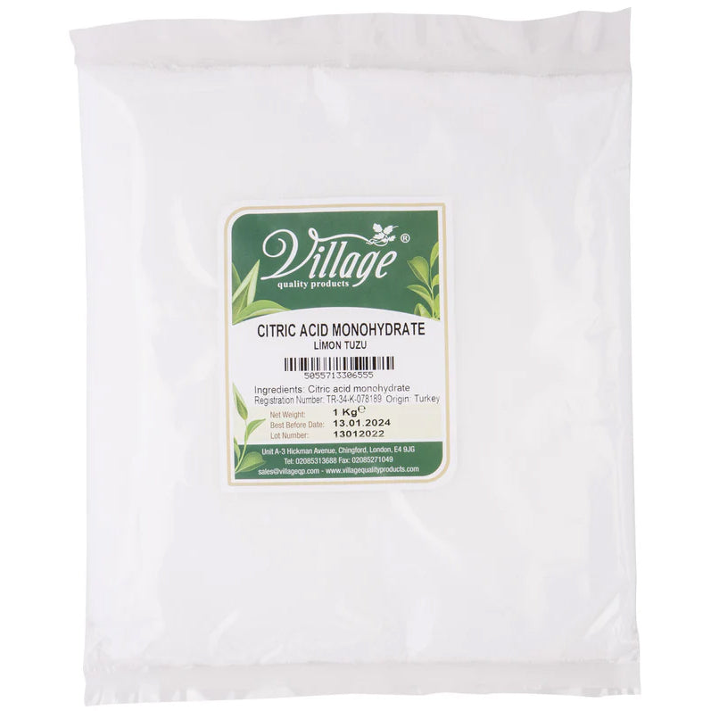 VILLAGE Citric Acid Monohydrate (Toz Limon Tuzu) 6x1KG