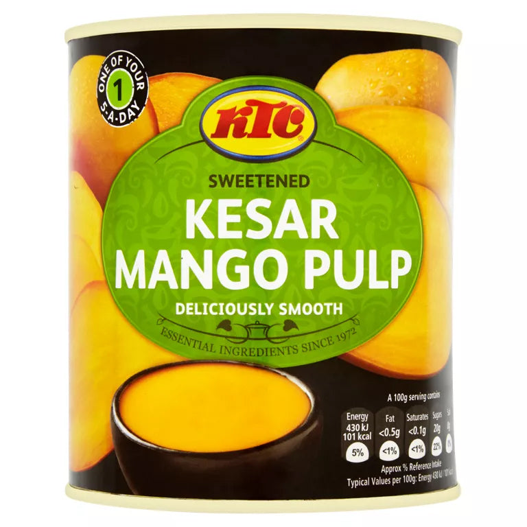 KTC Kesar Mango Pulp (TIN) 850g