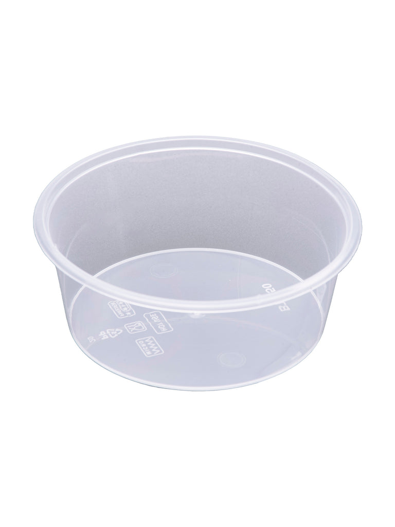 Microwaveable Round Container & Lids 10oz 250Pcs