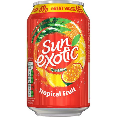 Sun Exotic Sparkling Tropical Fruit Can PM 69p (CAN) 330ml