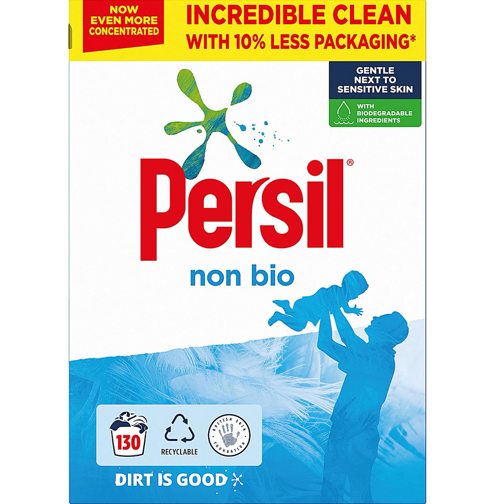 Persil Washing Powder Non Bio 130 Washes 6.5Kg