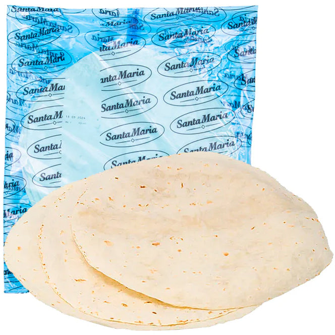 Santa Maria Flour Tortilla Wraps 12'' (Frozen) 10Pcs