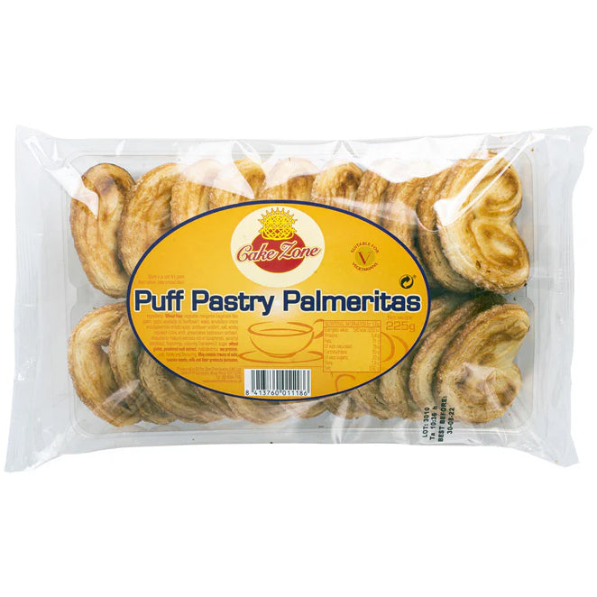 Cake Zone Puff Pastry Palmeritas 225g