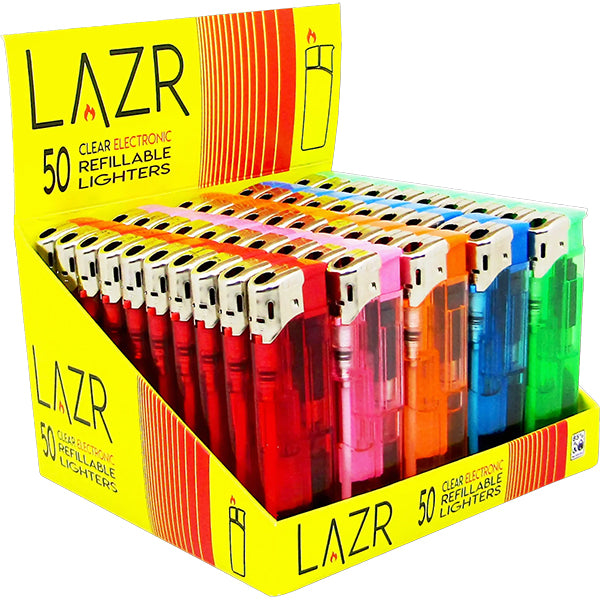 Lazr Electro Refillable Lighters 50s x 20