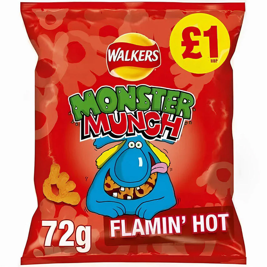 Monster Munch Big Bag Flamin Hot PMP £1 72g