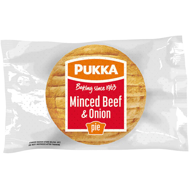 Pukka Pies Wrapped Mince Beef & Onion Pie 12x230g