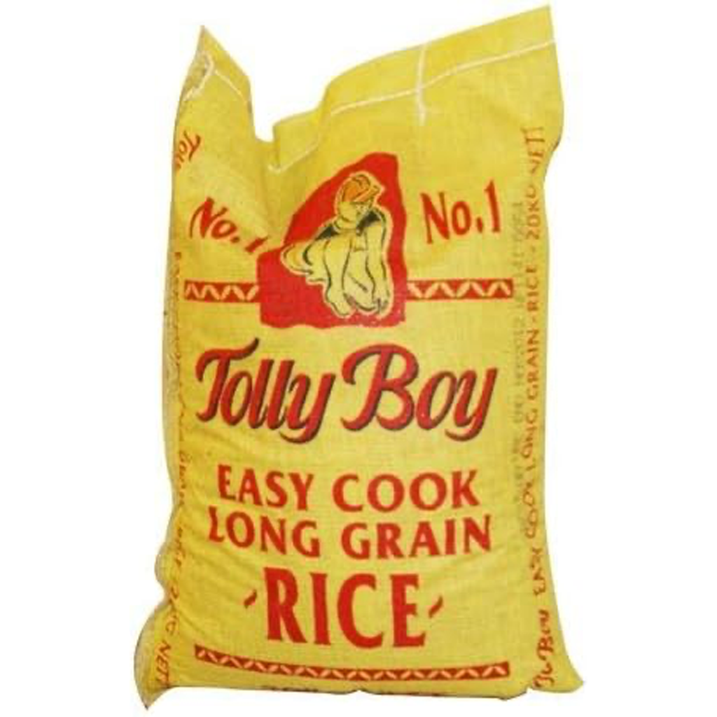 Tolly Boy Easy Cook Rice (Hessian Bag) 20Kg