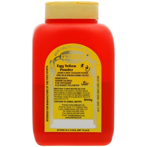 Preema Egg Yellow Food Colour Powder 500g