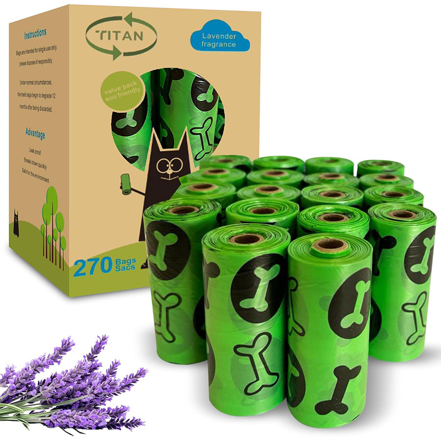 Titan Doggy Bags Easy Tie Handles 6x200pcs