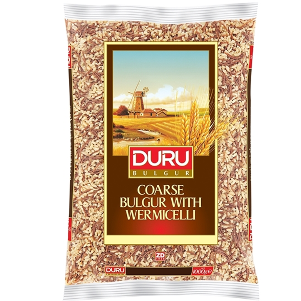 Duru Bulgur Coarse Vermicelli (Sehriyeli) (11401) 1Kg