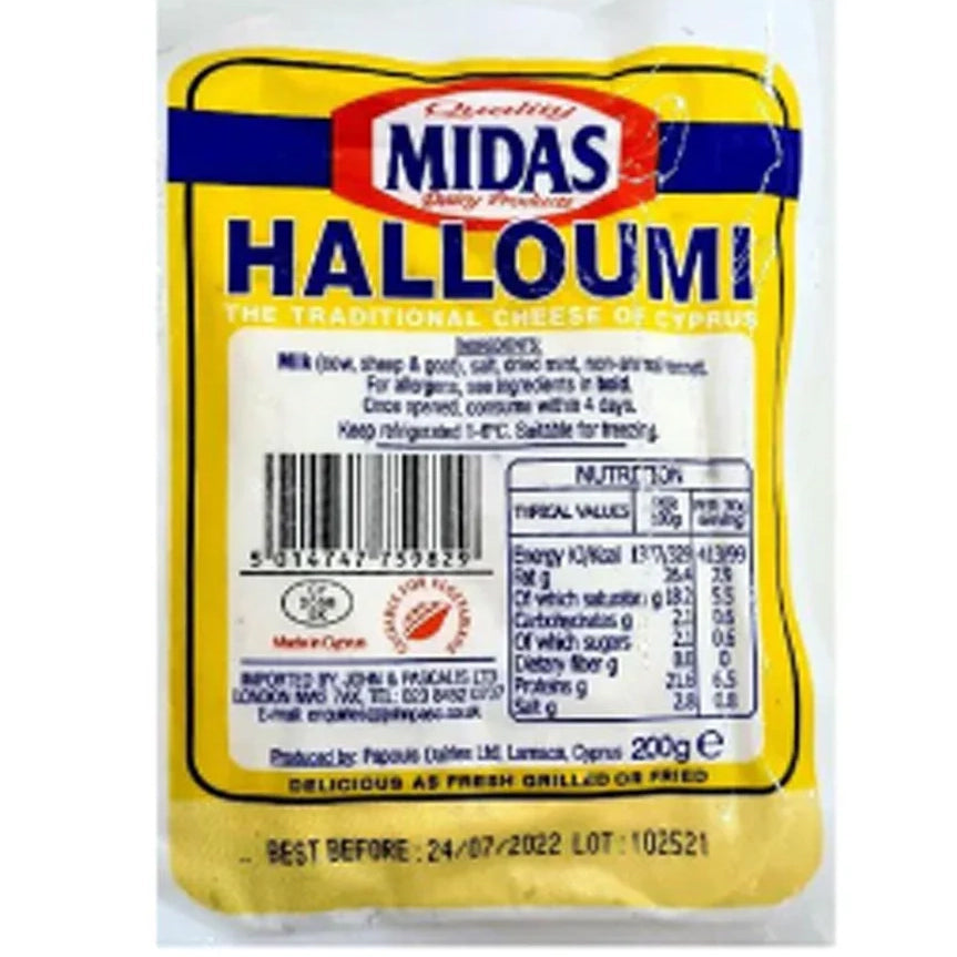 Midas Halloumi Cheese 4x200g