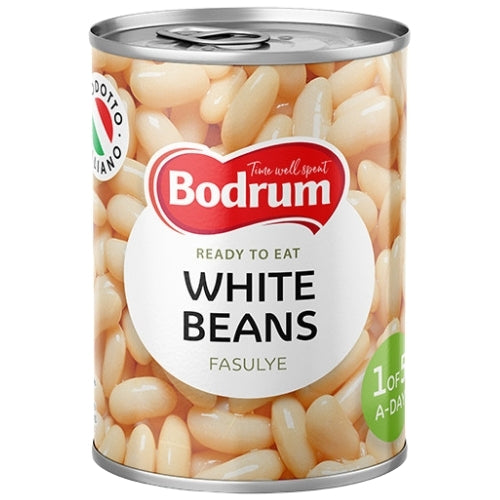 Bodrum Boiled White Beans 12x400g