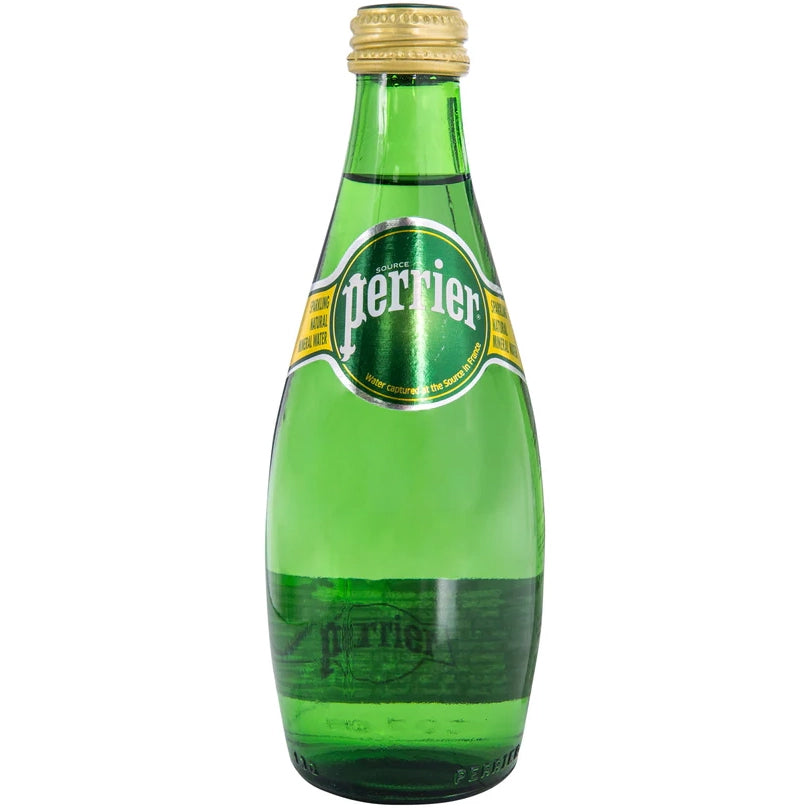 Perrier Sparkling Natural Mineral Water Glass 330ml