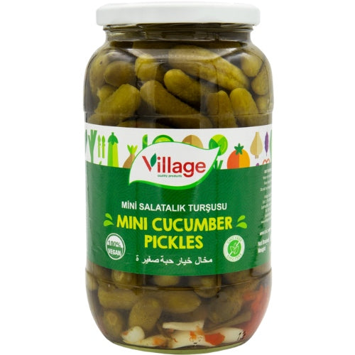 Village Mini Cucumber Pickles Cornishon 6x1000ml