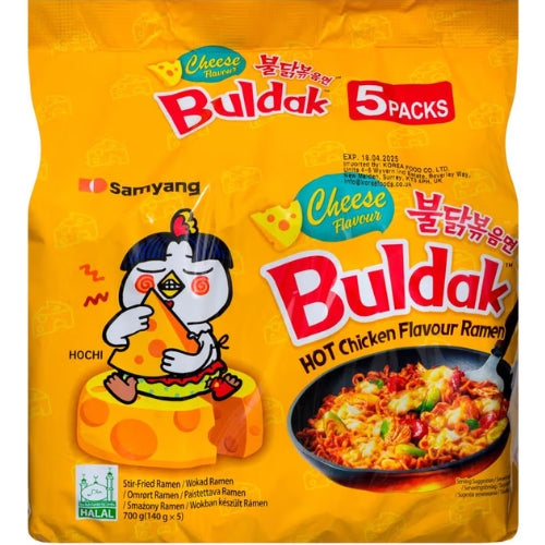 Samyang Buldak Cheese Flavour 5x140g