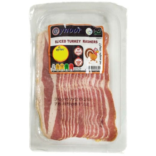 Aynoor Sliced Turkey Rashers Breast 130g