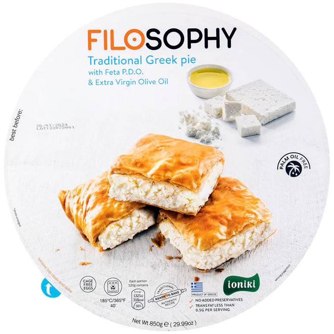 Ioniki FiloSophy Traditional Greek Pie w Feta (Tepsi) 850g