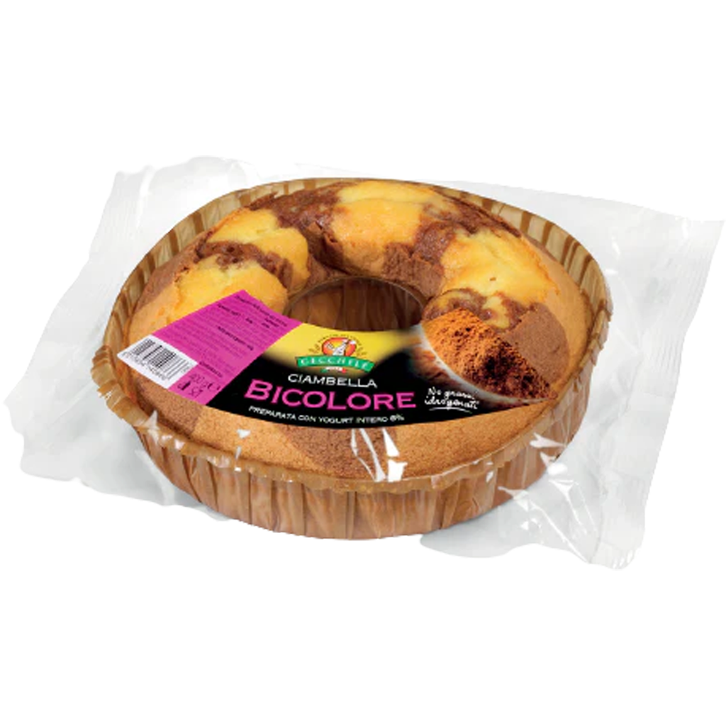 Gecchele Ciambella Marble  Sponge Cake Bicolore 400g