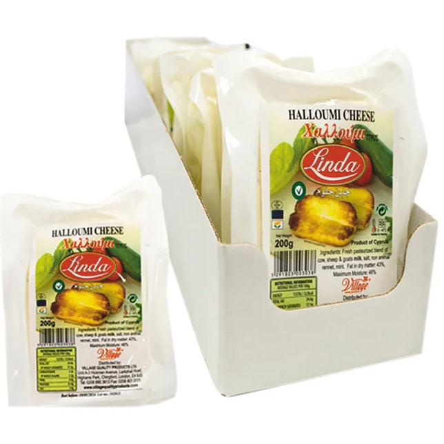 Linda Halloumi (Hellim) Cheese (5x200g Multipack)