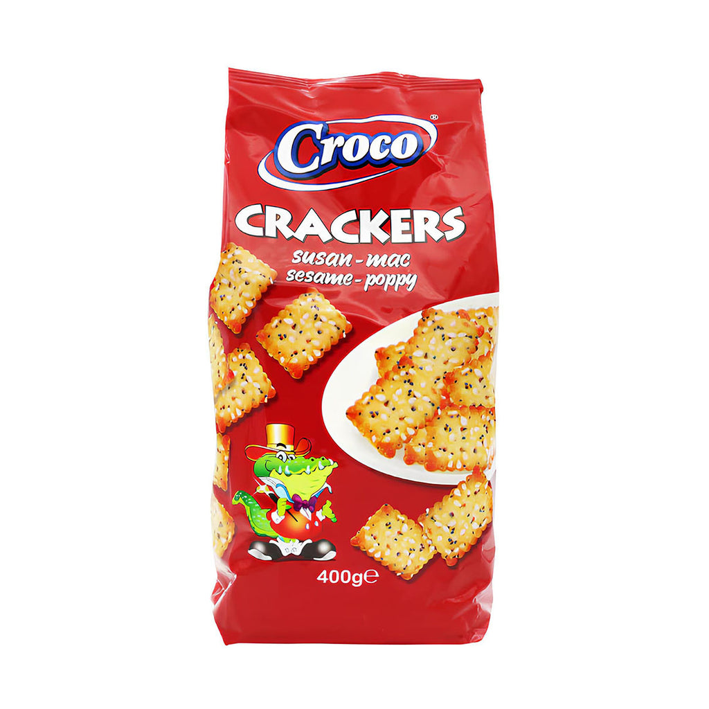 CROCO Crackers Sesame & Poppy Seeds 400G