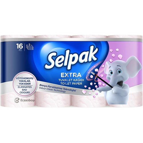 Selpak Toilet Extra Paper 3x16 Rolls