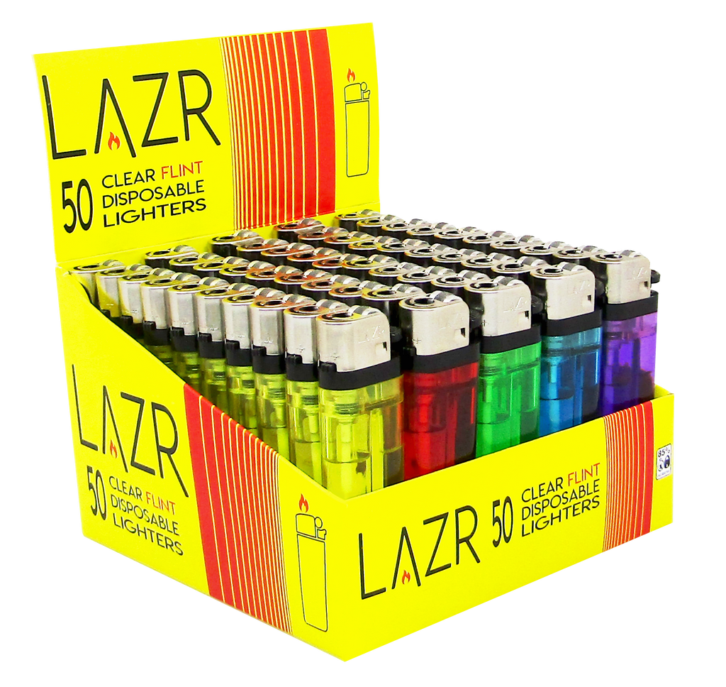 Lazr Flint Disposable Lighters 20x50s
