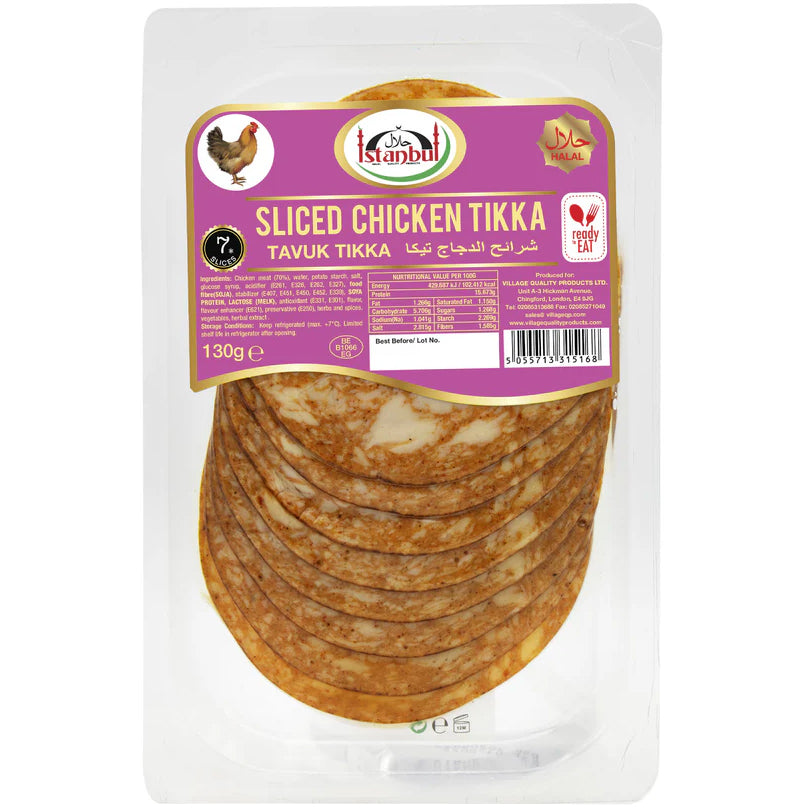 Istanbul Sliced Chicken Tikka (210) 130g