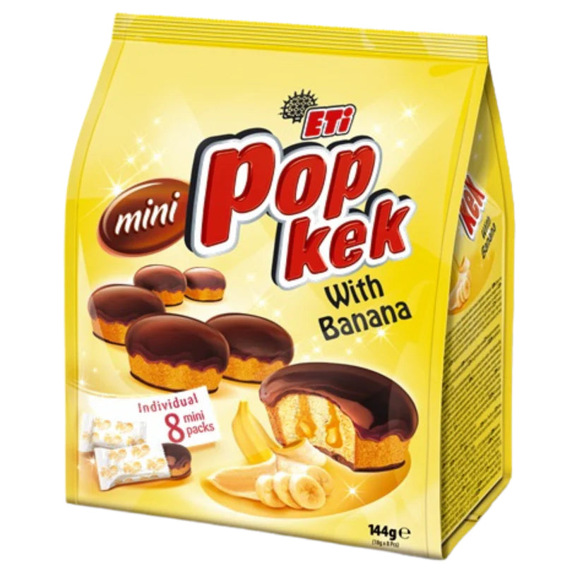 Eti Mini Popkek with Banana 144g