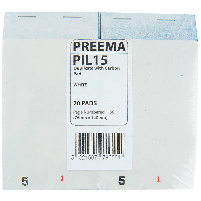 Preema Standard Duplicate Waiter Pads 1x20pcs