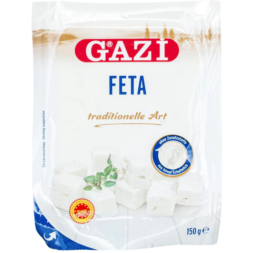 Gazi Sheep Feta Cheese [Traditionelle Art] (Vacuum) 150g