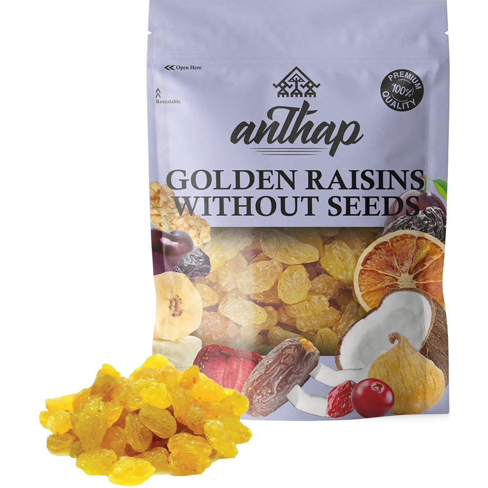 Anthap Golden Sultana Raisins Without Seed 1kg