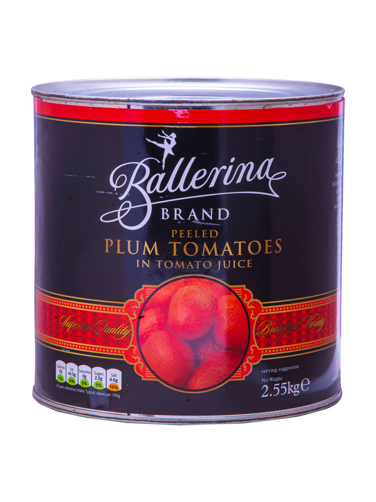 Ballerina Spanish Peeled Plum Tomatoes 2.5Kg