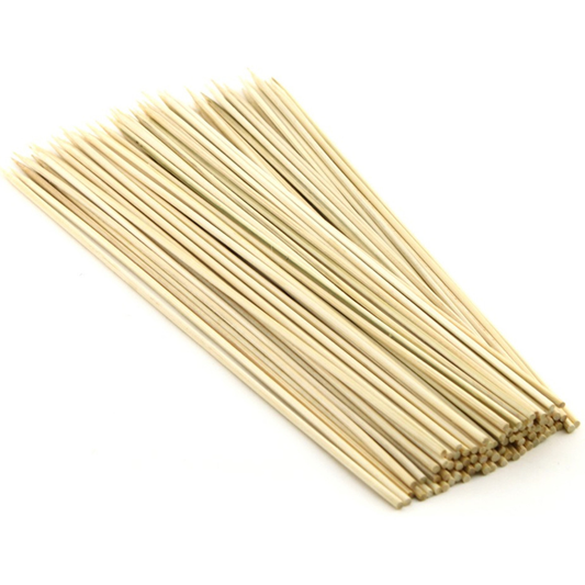 10" Bamboo BBQ Skewers 100Pcs