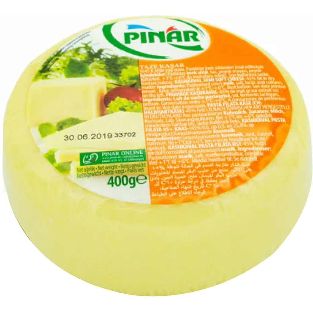 PINAR Round Kasar Cheese | Teker Kasar Peyniri 400g