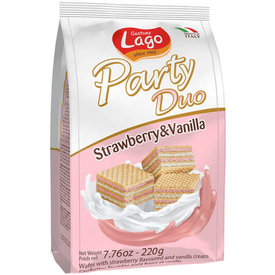 Gastone Lago Party Duo Strawberry & Vanilla 220g