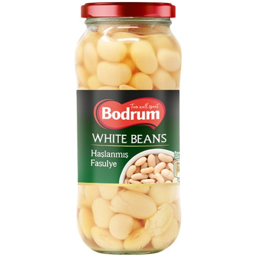 Bodrum Boiled White Beans (Jar) 540g