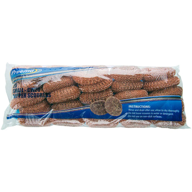 Preema Copper Scourers Small CW20 25Pcs